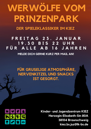 Draußen im Prinzenpark ziehen die Werwölfe ihre Runden. Kann das KIEZ-Dorf diese wieder vertreiben?